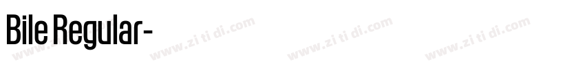 Bile Regular字体转换 Bile Regular字体转换